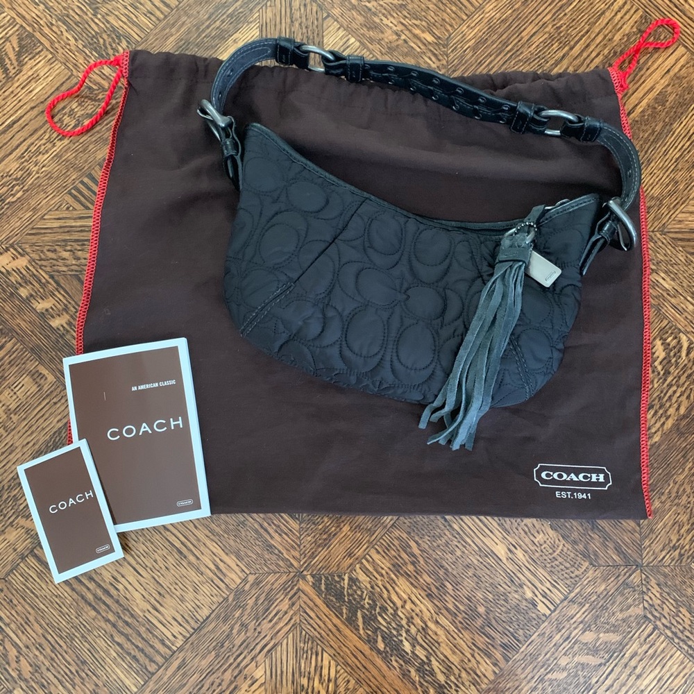 COACH black purse